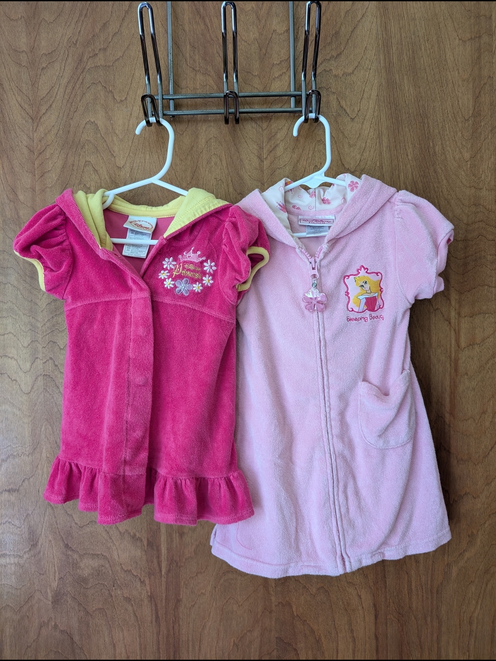 Disney Kids Princess And Sleeping Beauty Hooded Swim Coverups